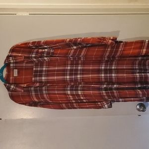 Universal Threads Soft Button Up Flannel Duster